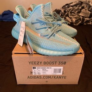 brand new blue yeezy
